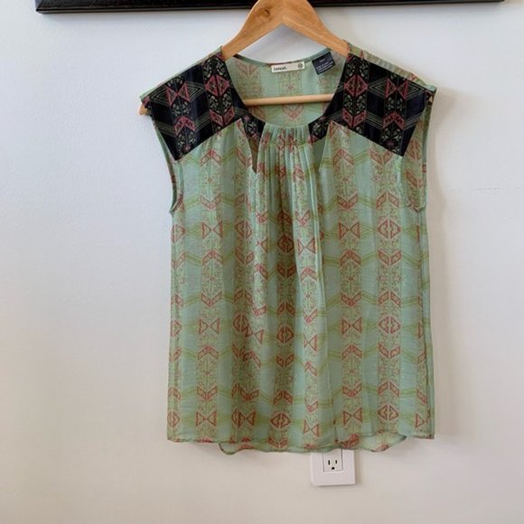 Anthropologie - Lavand Sleeveless Top XS - Picture 6 of 7